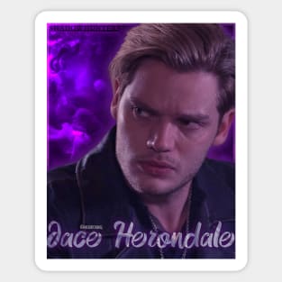 Shadowhunters - Jace Herondale - Purple Smoke Sticker